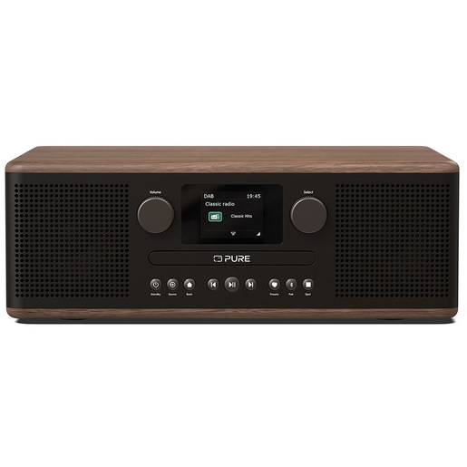 Pure Classic C-D6 Portatile Digitale Nero, Noce