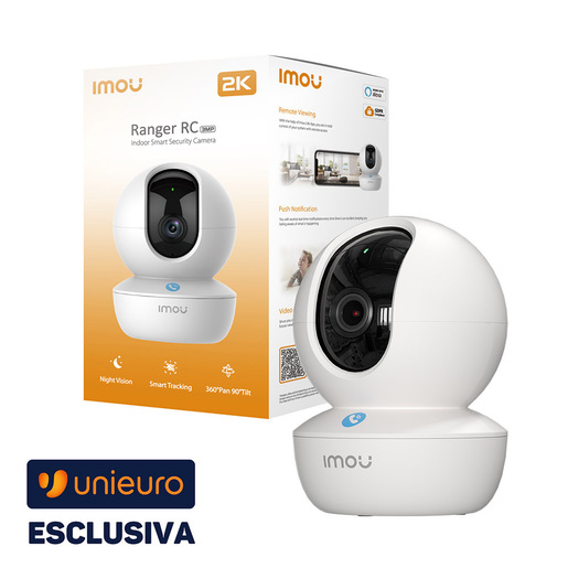 Image of Imou Ranger RC Telecamera motorizzata da interno 2K 3MP con sirena e pulsante chiamata rapida