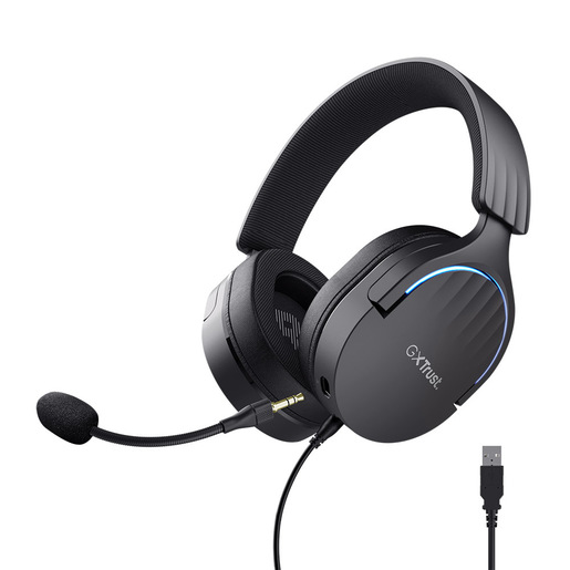 Image of Trust GXT 490 FAYZO Auricolare Cablato A Padiglione Gaming USB tipo A Nero
