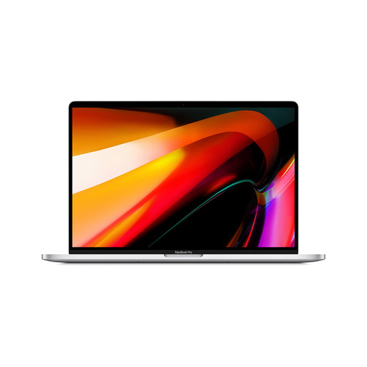 Image of Apple MacBook Pro 16'' (Intel Core i7 6-core di nona gen. a 2.6GHz, 512GB SSD, 16GB RAM) - Argento (2019)