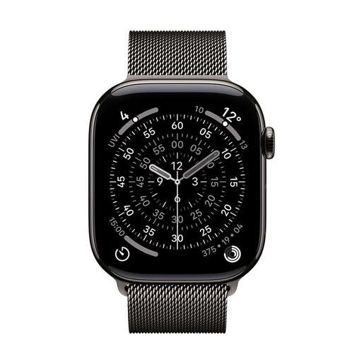 Apple Loop in maglia milanese ardesia (46 mm) - S/M