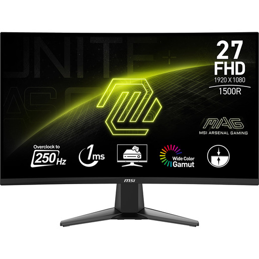 Image of MSI MAG 27C6X Monitor PC 68,6 cm (27'') 1920 x 1080 Pixel Full HD LCD Nero