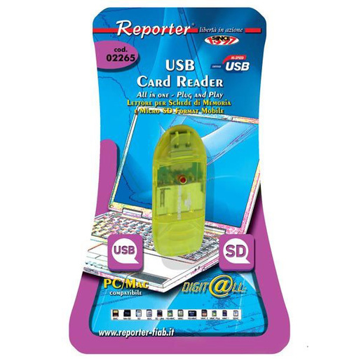Image of Reporter 2265 lettore di schede USB Verde