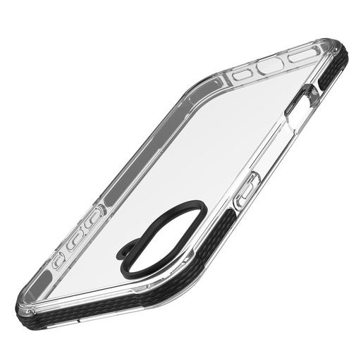 Image of Cellularline Tetra Force Strong Guard - iPhone 16 Plus Custodia flessibile ultra-protettiva, anti-shock con tecnologia antibatterica Microban® integrata