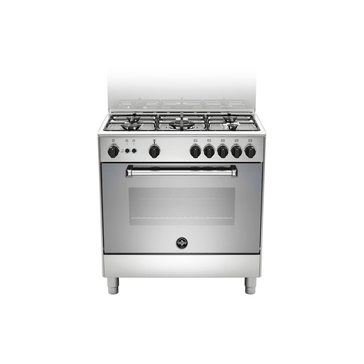 Image of Bertazzoni La Germania Americana AMN855GXV cucina Elettrico/Gas Gas Acciaio inox