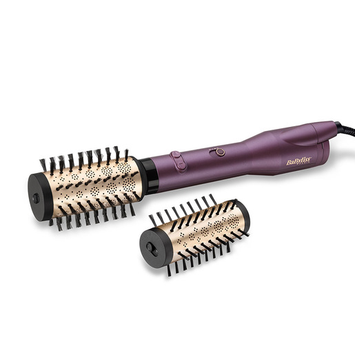 Image of BaByliss Big Hair Dual Spazzola ad aria calda Caldo Nero, Rose Gold, Viola 650 W 2,5 m