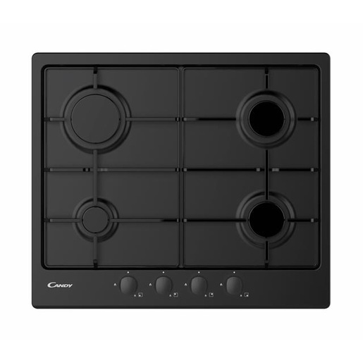 Candy Idea CHW6BRBB Nero Da incasso 60 cm Gas 4 Fornello(i)