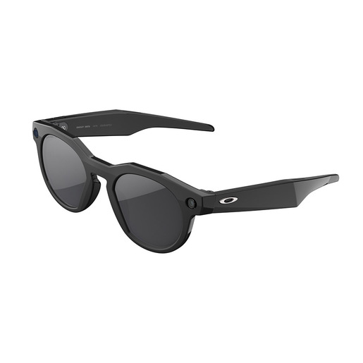 Image of Oakley Meta HSTN - with Meta AI, Audio, Photo, Video Compatibility - Black, Prizm™ Black Polarized