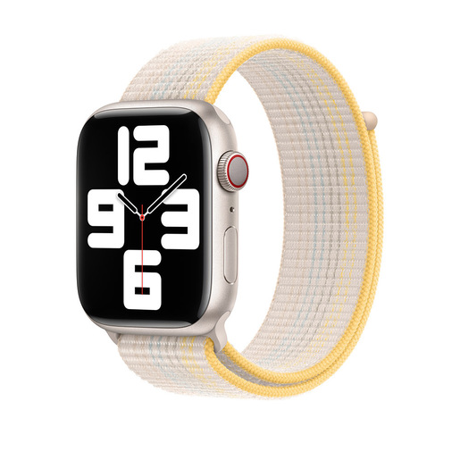 Image of Apple MPLE3ZM/A accessorio indossabile intelligente Band Bianco Nylon