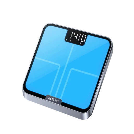 Image of Renpho Elis Chroma, Bilancia Smart pesapersone Bluetooth con Illuminazione RGB Personalizzabile, 13 Metriche Corporee, Display LED e Ricarica USB-C