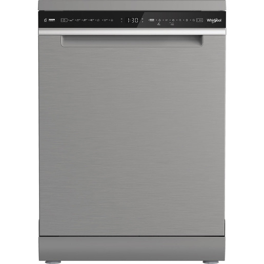 Image of Whirlpool W8F HS61X, Lavastoviglie MaxiSpace 60cm, classe A, 15 coperti, 41dBA, Inox