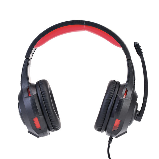 Image of IOPLEE IOPCUFGAMEWAVE Cuffie Cablato A Padiglione Gaming Nero, Rosso