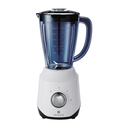 Image of Electroline EDB2033W frullatore 1,5 L Frullatore da tavolo 400 W Nero, Bianco