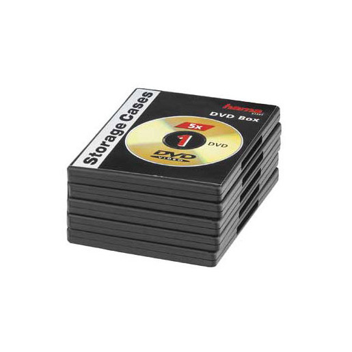 Image of Hama Custodia DVD nero - 5pz.