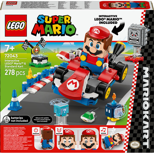Image of LEGO Super Mario Mario Kart™ – ® Mario™ interattivo e Kart standard