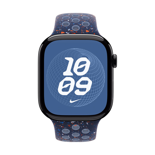 Image of Apple Cinturino Nike Sport Blue Ribbon (46 mm) - M/L