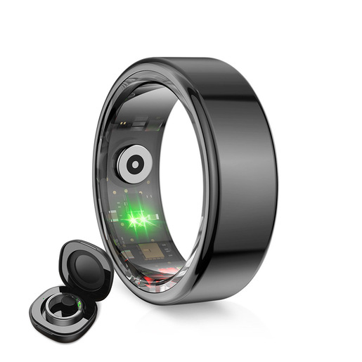 Image of Ksix Anello Smart Saturn con activity tracker IP68 Nero - L