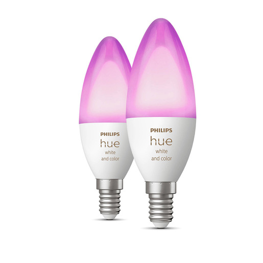 Image of Philips Hue White and Color ambiance 2 Lampadine Smart E14 25 W