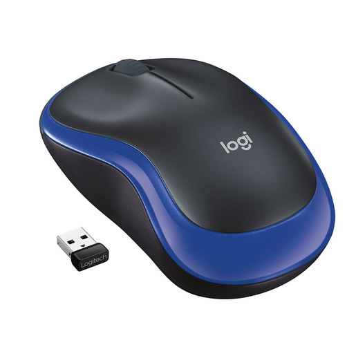 Image of Logitech M185 Mouse Wireless, 2,4 GHz con Mini Ricevitore USB, Durata