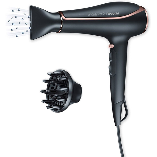 Image of Beurer HC 80 Asciugacapelli con Funzione Triple Ionic e Motore CA Professionale cod015
