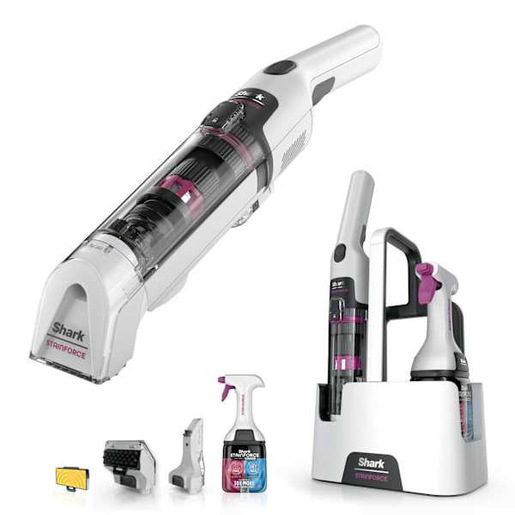 Shark HX100EUT aspirapolvere senza filo Nero, Rosa, Bianco Senza sacchetto