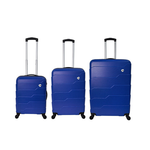 Image of Joia Home TRIOA6923BLU bagaglio Trolley Guscio rigido Blu Acrilonitrile butadiene stirene (ABS)