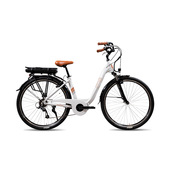 Emg E-Bike Vintage Con Telaio In Alluminio 19'', Ruote 28'', Motore Centrale 250W Ananda, Batteria 13AH E Cambio Shimano-image