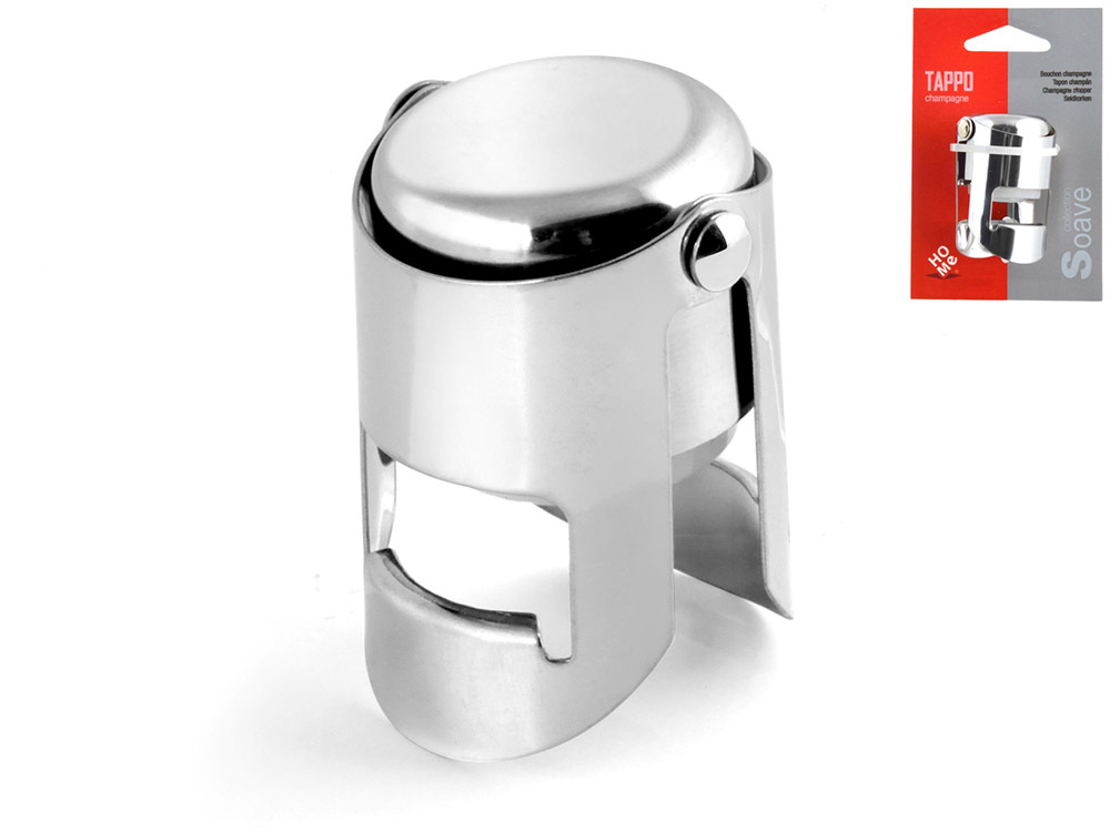 Tappi per Champagne,4pz Acciaio Inox Bottiglia Sigillante