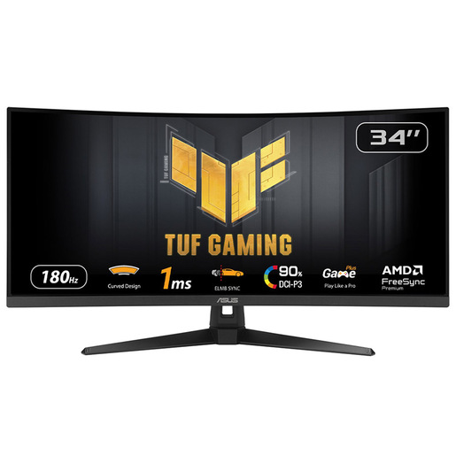 ASUS TUF Gaming VG34VQ3B Monitor PC 86,4 cm (34'') 3440 x 1440 Pixel UltraWide Quad HD LED Nero