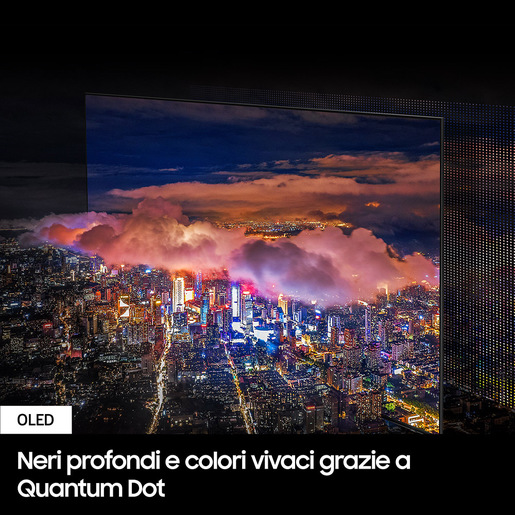 Image of Samsung Series 9 TV QE77S90CATXZT OLED 4K, Smart TV 77'' Processore Neural Quantum 4K, Dolby Atmos e OTS Lite, Titan Black 2023