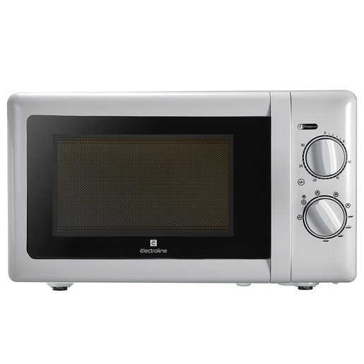 Electroline ELNFDAGM20SILVER forno a microonde Argento Microonde con grill Superficie piana 20 L 800 W