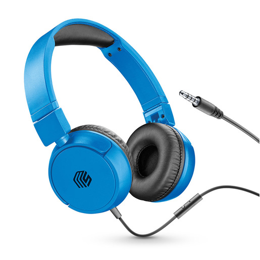 Music Sound Color Foldable Jack 3.5 Cuffie on-ear a filo, con connettore Aux 3.5 e microfono