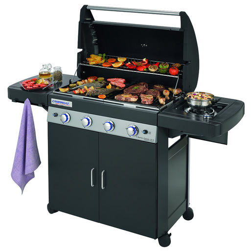 Image of Campingaz 4 Series Classic ? LS Dark Barbecue Carrello Gas Nero 15100 W