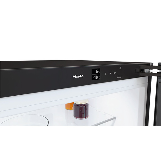 Image of Miele 12430860 frigorifero con congelatore Libera installazione 371 L A Nero