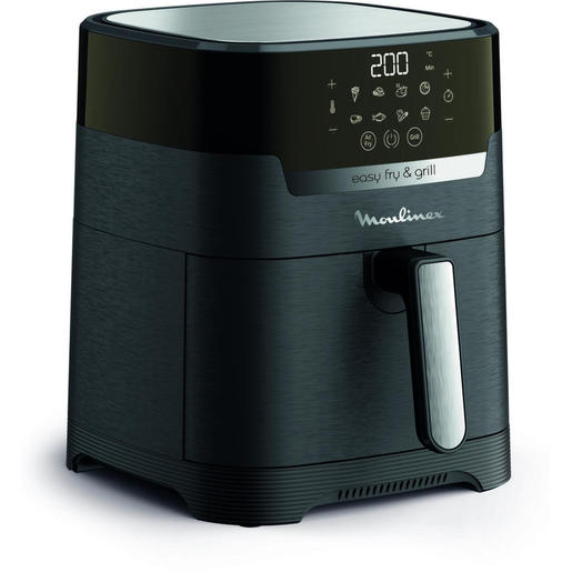 Moulinex EZ5058 Friggitrice Senza Olio e Griglia Elettrica, 4,2 Litri, 1400W