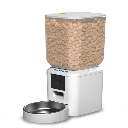 Image of Daewoo D-QQ029-7L distributore di cibo e acqua per cani e gatti Acrilonitrile butadiene stirene (ABS), Acciaio inox Bianco Universale Alimentatore aut