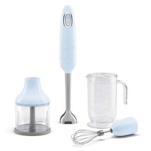 Image of Smeg Frullatore Immersione con Accessori 50's Style – Azzurro LUCIDO – HBF03PBEU