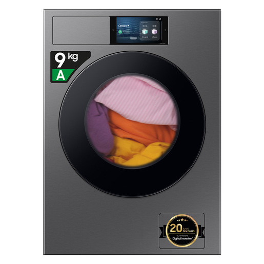 Image of Samsung WF90F09C4SU3 lavatrice Caricamento frontale 9 kg 1400 Giri/min Argento
