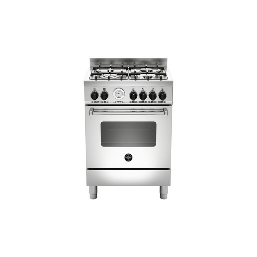 Image of Bertazzoni La Germania Americana AMN664EXT cucina Elettrico Gas Acciaio inox