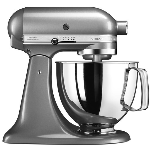 KitchenAid 5KSM125ECU Sbattitore con base 300 W Argento