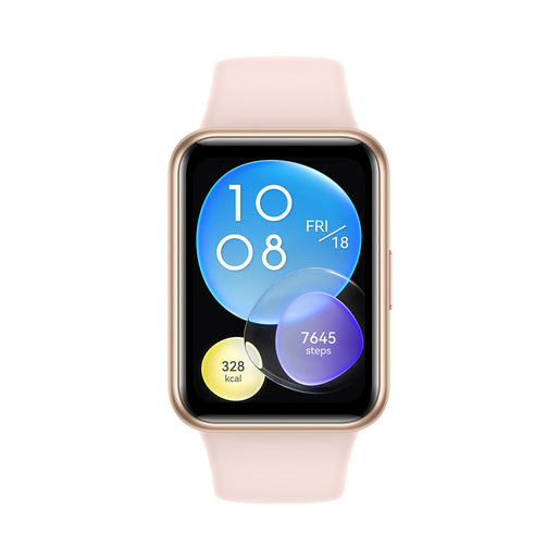 Image of Huawei WATCH FIT 2 4,42 cm (1.74'') AMOLED 33 mm Digitale 336 x 480 Pixel Touch screen Rosa GPS (satellitare)