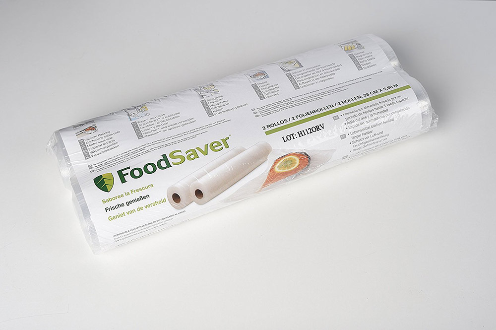 Rotoli Per Sottovuoto FoodSaver - 2 Rotoli 28 Cm X 5.5 M, Senza BPA, Per Conservazione Alimenti