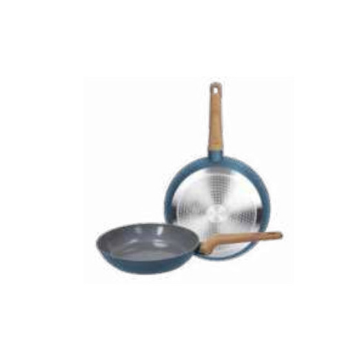 Image of Tognana Porcellane set 2 padelle da 24+28 cm in alluminio forgiato con rivestimento ceramico T-Care Blu