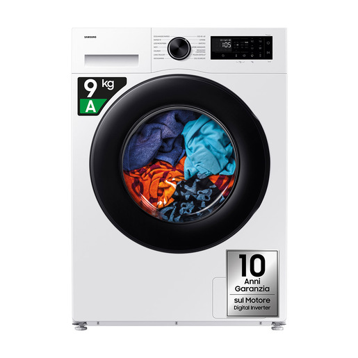 Image of Samsung WW90DG5G34AEET lavatrice Caricamento frontale 9 kg 1400 Giri/min Bianco