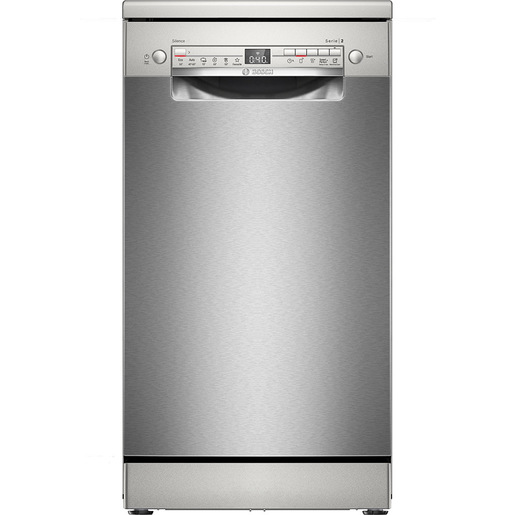 Bosch Serie 2 SPS2HKI58E Lavastoviglie da libera installazione 45 cm Acciaio Classe E