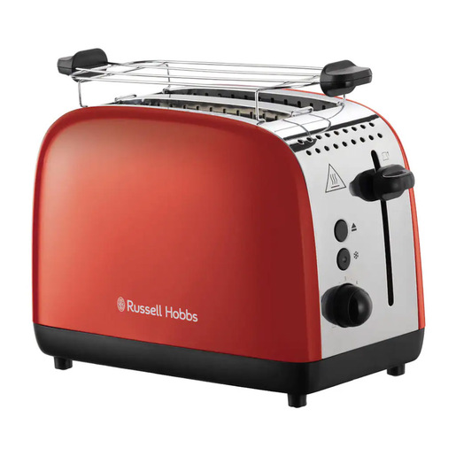 Image of Russell Hobbs 26551-56 6 2 fetta/e 1600 W Rosso, Argento