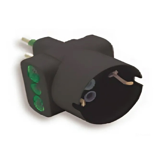 Image of FANTON 87191 adattatore per presa di corrente Tipo L (IT) + Tipo F Nero