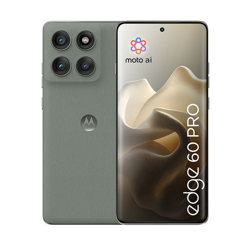 Image of Motorola edge 60 pro con Moto AI (12/512GB, Fotocamera 50+50+10MP, selfie 50MP, Display 6.67'' pOLED 120Hz, MediaTek Dimensity 8350, batteria 6000mAh, ri