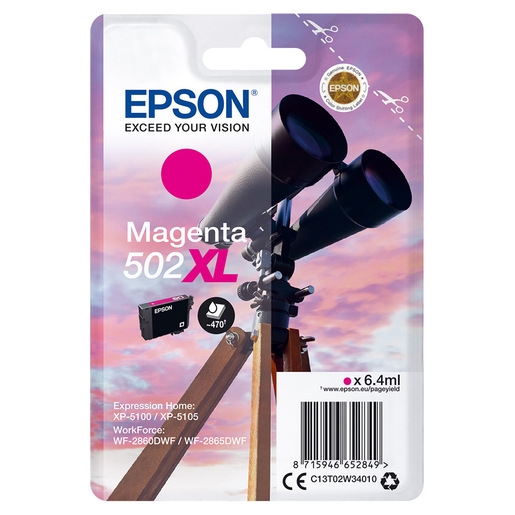 Image of Epson Singlepack Magenta 502XL Ink