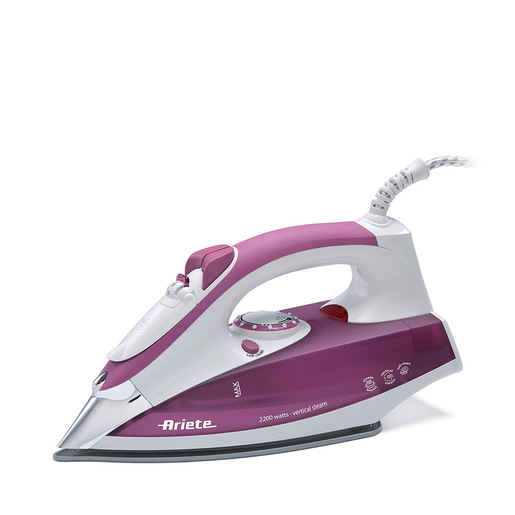 Image of Ariete 6215 Steam Iron 2200W - piastra in acciaio inox - Serbatoio 280 ml - Rosa